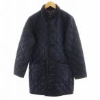 ショッピングラベンハム ラベンハム LAVENHAM キルティングコート 中綿 アウター S 紺 ネイビー /AN49 メンズ