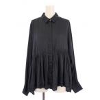 スローブ イエナ SLOBE IENA  24AW ペプラムティアードブラウス シャツ 長袖 F 紺 24051912033030 /BM レディース