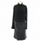 ショッピングマルジェラ メゾンマルジェラ 1 マルタンマルジェラ 20AW シャツドレス ワンピース ロング 長袖 チェック柄 36 黒 グレー S51CU0201 レディース