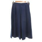  Untitled UNTITLED широкий укороченные брюки шерсть 2 темно-синий темно-синий tuck /GV женский 