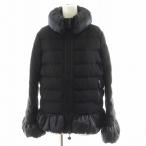 モンクレール MONCLER × サカイ sacai MAKORI ダウンジャケット アウター 2 黒 ブラック 2209S4631205 /AN33 レディース