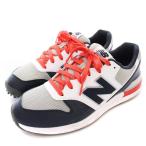 ショッピングニューバランス 996 ニューバランス NEW BALANCE GOLF UGS996TR ゴルフシューズ トリコロール スパイクレス スニーカー 24.5cm 白 ネイビー /☆G レディース