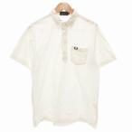  Fred Perry FRED PERRY рубашка-поло короткий рукав олень. . Logo O белый белый /JS мужской 