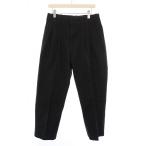  Stephen Alain Steven Alan 24SS STRC DRILL 2PLEATED PANTS конические брюки Zip fly M чёрный 8114-186-0987 /BM мужской 