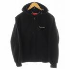 シュプリーム SUPREME 17SS 2トーンフーデッドワークジャケット 2-Tone Hooded Work Jacket ロゴ S 黒 ブラック /AN18 メンズ