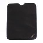  Prada PRADA планшет кейс iPad кейс Logo кожа чёрный /BM #OH прочее 