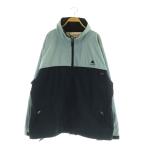 バートン BURTON ジップアップジャケット バイカラー ハイネック XL ライトブルー ネイビー /MY ■OS メンズ
