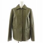 ショッピングポールスミス ポールスミスジーンズ Paul Smith JEANS レザージャケット 革ジャン 40 カーキ CJKPSIA0321 /AN43 レディース
