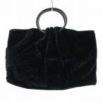 シャネル CHANEL マトラッセ ハンドバッグ ベロア サークルハンドル 黒 ブラック 6番台 /YT ■OH レディース
