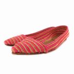  fabio rusko-niFABIO RUSCONI Flat туфли-лодочки обувь сандалии окантовка вязаный 38 24.0cm розовый бежевый /FT женский 