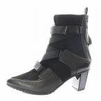 ユナイテッドヌード UNITED NUDE ショートブーツ ポインテッドトゥ ヒール 37 黒 ブラック /AN8 レディース