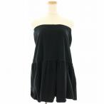  Lucien Pellat-Finet LUCIEN PELLAT-FINET bare top tube top pe слива большой размер XXL чёрный черный /HN женский 