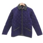  Lavenham LAVENHAM жакет блузон стеганое полотно 36 фиолетовый лиловый /JS женский 