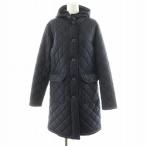 ショッピングキルティング マッキントッシュ MACKINTOSH スコットランド SCOTLAND キルティングコート ロング丈 裏ボア アウター 38 紺 ネイビー