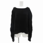 ツモリチサト TSUMORI CHISATO ブラウス カットソー 長袖 プルオーバー 2 黒 ブラック /GV レディース