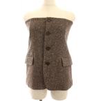  Spick &amp; Span Spick&amp;Span 24AW твид бюстье tube top чай 24051200907030 /YM женский 