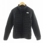 ショッピングノースフェイス ダウン ザノースフェイス THE NORTH FACE サンダージャケット Thunder Jacket ダウンジャケット ロゴ ナイロン アウター M 黒