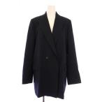 ショッピング紺 コルピエロ Col Pierrot SLIM WOOL スリムウールジャケット テーラード アウター ダブル 総裏地 F 紺 ネイビー 22010520504030