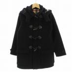 バーバリー チルドレン ダッフルコート 裏地チェック トグルボタン ウール 152cm 紺 ネイビー C9C06-628-29