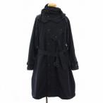 エンジニアードガーメンツ Engineered Garments ライディングコート Riding Coat アウター ロング フード ベルト コットン S 紺 メンズ
