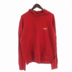 エンポリオアルマーニ EMPORIO ARMANI プルオーバーパーカー 長袖 L 赤 レッド /EE メンズ