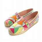 ケイトスペード KATE SPADE GEO SUN ESPADRILLES ジオ サン エスパドリーユ シューズ スリッポン US8 マルチカラー /YM レディース