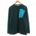 アークテリクス ARC'TERYX ロー クルーネック Rho LT Crew Neck Tシャツ カットソー 長袖 ロゴ L 緑 グリーン /AN9 メンズ