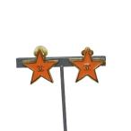  Chanel CHANEL здесь Mark Star серьги зажим тип Gold цвет orange /KH #OH женский 
