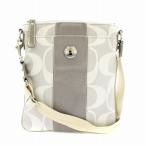 コーチ COACH シグネチャー ショルダーバッグ キャンバス グレー 42246 /KU レディース