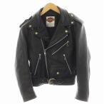 ハーレーダビッドソン HARLEY DAVIDSON ライダースジャケット ダブル 牛革 レザー 34 黒 ブラック /AN50 メンズ