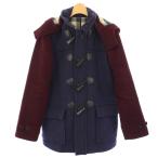 バーバリー チルドレン BURBERRY CHILDREN ダッフルコート アウター フード 14Y-164 ネイビー ボルドー C9C39-640-29 /TK キッズ