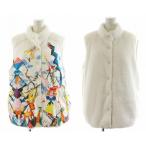 ツモリチサト TSUMORI CHISATO SLEEP ベスト リバーシブル フリース L 白 ホワイト URW133 /AN34 レディース