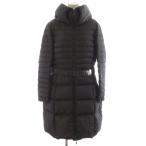 モンクレール MONCLER DURACE ダウンコート ロング丈 ナイロン アウター 2 黒 ブラック 102-093-49320-00 /AN33 レディース