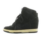 ナイキ DUNK SKY HI ダンク スカイハイ スニーカー シューズ ハイカット インソールヒール スエード US6 23cm ブラック 528899-014