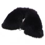  Prada PRADA мех лисы пелерина чёрный /TK #OH женский 