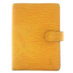  Louis Vuitton LOUIS VUITTON epi Agenda PM обложка для записной книжки канцелярские товары желтый желтый R20059 /AN22 *D #OH женский 