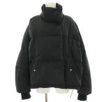  azur bai Moussy AZUL by moussy BIG COLLAR PADDED COAT с хлопком жакет блузон нейлон S чёрный черный 250FAB30-0931