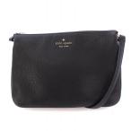 ケイトスペード KATE SPADE ショルダーバッグ レザー ロゴ 黒 ブラック /BB レディース