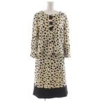 トゥービーシック TO BE CHIC セットアップ スカート ジャケット ダルメシアン柄 白 黒 U0900-999 /RR レディース