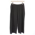 エヴァムエヴァ evam eva ワイドパンツ イージー ウエストゴム ストレッチ F チャコールグレー /BB レディース
