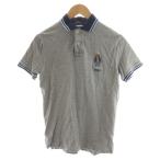 ポロ ラルフローレン POLO RALPH LAUREN ポロベア ポロシャツ 半袖 刺繍 S グレー /AN28 メンズ