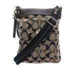 コーチ COACH 6442 ショルダーバッグ シグネチャー 斜めがけ 黒 /YM レディース