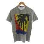 ショッピングディースクエアード ディースクエアード DSQUARED2 Tシャツ カットソー 半袖 プリント XS グレー S71GD0364 /AN45 メンズ
