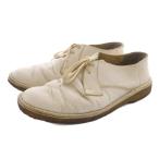  Clarks clarks кожа десерт машина n low cut обувь кожа US9.5 белый белый /SR мужской 
