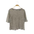 ロンハーマン Ron Herman Tシャツ カットソー シルク混 半袖 S グレー /CX ■OS レディース
