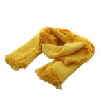 ロンハーマン Ron Herman ASAUCE MELER ストール フリンジ 麻 リネン 黄 イエロー /AN30 レディース