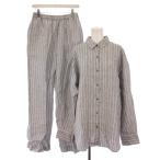  не использовался товар van ярд storm выставить рубашка блуза длинный рукав постоянный цвет легкий брюки полоса рисунок лен linen серый 