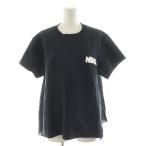 ショッピングＮＩＫＥ ナイキ NIKE × サカイ sacai 20AW Tシャツ カットソー 半袖 バックプリーツ ロゴ L 黒 ブラック CZ4690-010 /AN22 レディース