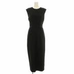 ザラ ZARA ノースリーブ ワンピース 9172-620-800 ロング スリット S 黒 ブラック /☆G レディース