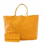 ゴヤール GOYARD サンルイGM トートバッグ ハンドバッグ イエロー /KH レディース